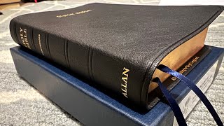 Allan 112 KJV Goatskin Ruby Reference Bible a True Gem 💎 [upl. by Geno508]