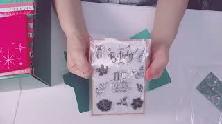 UNBOXING REVEAL PAPERCRAFT SOCIETY 2024 ADVENT CALENDAR MY FIRST TIME UNBOXING [upl. by Peterus]