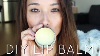 DIY Lip Balm  100 Natural Ingredients [upl. by Yenahc361]