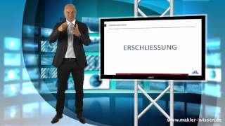 Erschliessungskosten  ImmobilienmaklerLexikon  100 Fachbegriffe einfach erklärt [upl. by Enneyehc]