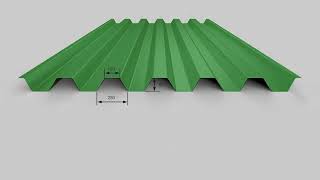 Cutting mineral wool insulation for trapezoidal steel roofing sheets with a fast wire foam cutter [upl. by Dari395]