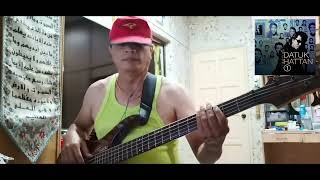 GERHANA eclipse by Datuk Hattan  Play along bass [upl. by Hardner640]