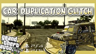 WORKING CAR DUPLICATION GLITCH  GTA 5 ONLINE  PATCH 168 PS4PS5XBOX [upl. by Asir]