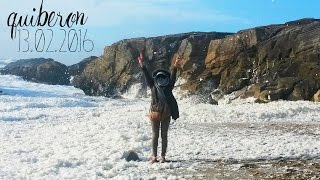 Un dimanche à Quiberon  Tempête fév 2016 [upl. by Dnomar772]