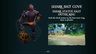 Sea Of Thieves  Riddles  Shark Bait Cove  Shark Statue East Outer Ring 📜 [upl. by Wrigley]