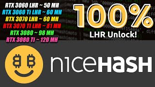 100 LHR UNLOCK  RTX 3070 ti 80 Mh  Настройка и Вывод на Binance  Nicehash Quick Miner 0540 [upl. by Cindra]