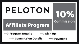 Peloton Affiliate Program 2024  Earn Money from Peloton [upl. by Mafalda304]