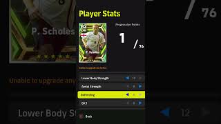 Paul Scholes Max Training  Max Level Tutorial efootball2023 tutorialefootball shorts [upl. by Alliuqaj]