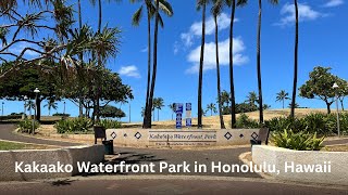 Short Kakaako Waterfront Park in Honolulu Hawaii [upl. by Chilt]