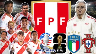 CONFIRMADO PARTIDOS de SELECCIÓN PERUANA en 2024 AMITOSOS COPA AMERICA ELIMINATORIAS MUNDIAL 2026 [upl. by Enneibaf354]