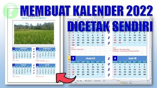 Cara Membuat Kalender Sendiri [upl. by Suckram30]