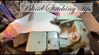 Hemming Sheer Drapes on a Blind Stitch Sewing Machine  Tutorial [upl. by Sheldon188]