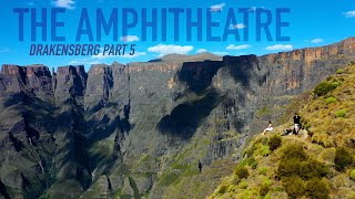 Exploring The Amphitheatre amp the Worlds Highest Waterfall 983m  Drakensberg Overland pt5 [upl. by Vanny32]