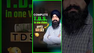 TDS FULL COURSE  ALL ABOUT TDS  WHAT IS TDS amp HOW TDS WORK  TDS ENTRY IN TALLY PRIME [upl. by Adnamor]