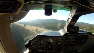 Short flight from ranch to Chamberlain USFS airstrip [upl. by Notlit]