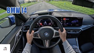 BMW i4 eDrive 40  POV Drive [upl. by Anelem314]