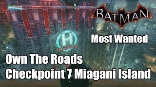 Batman Arkham Knight Own The Roads Checkpoint 7 Miagani Island [upl. by Adkins232]