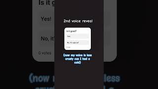 2nd voice reveal lyrics music [upl. by Friedrick727]