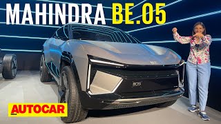 Mahindra BE 05  All electric Creta size SUV from Mahindra coming in 2025  Autocar India [upl. by Adimra]