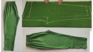 Professional pant Trouser Cutting and Stitching  very Easy pant trouser cutting and stitching [upl. by Uolyram]