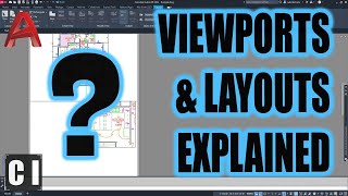 AutoCAD Viewports Explained Layout  Paper Space Tutorial amp MustKnow Tips [upl. by Lledner]