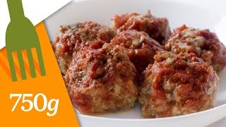 Recette de Boulettes de viande sauce tomate  750g [upl. by Nosretep952]