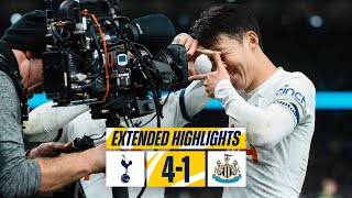 TOTTENHAM HOTSPUR 41 NEWCASTLE UNITED  PREMIER LEAGUE EXTENDED HIGHLIGHTS [upl. by Oak]