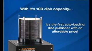 Aleratec DVDCD RoboRacer LS Duplex part  280111 LightScribe DVD Auto Duplicator [upl. by Nhor]