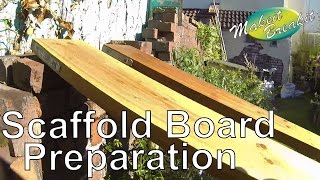 How to Prepare Scaffold Boards for use in Woodworking Projects [upl. by Einaffit]