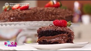 Receta de torta de chocolate para 12 porciones con solo 23 soles [upl. by Okir80]