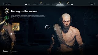 Assassins Creed Odyssey  Meleagros the Weaver Lv 36 Hard [upl. by Ahseret182]