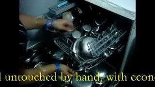 Bosch Dishwasher l Intensive Cycle with Vario Speed  Quick Demo demo  2 [upl. by Airolg]