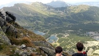 KOŚCIELEC  Czarny szlak na szczyt bardzo trudny i niebezpieczny 18082012 Tatry [upl. by Ausoj]