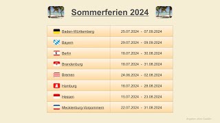 Sommerferien 2024 [upl. by Assira774]