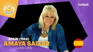 AMAYA SAIZAR  Lady lady  Spain 1984  BCN Eurovision 2024 [upl. by Loralee]