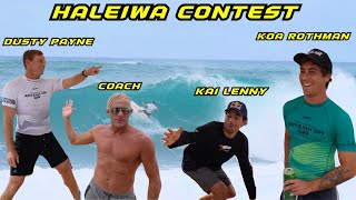 NEVER DOING THIS AGAIN HALEIWA COMP WITH KAI LENNY [upl. by Thora806]