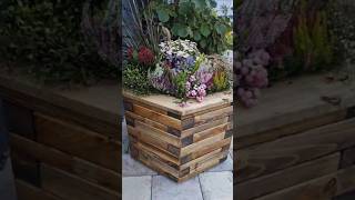 How To Build  Hexagonal planter made from squared timber [upl. by Wald]