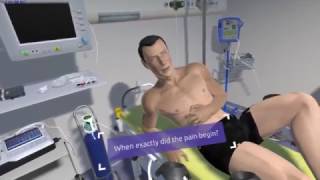 Arrivée aux urgences avec un Pneumothorax  simulateur numérique en réalité virtuelle [upl. by Adey]