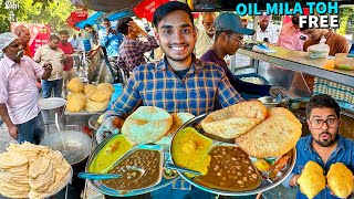 40 Rs Best Nashta  Tandoori Chole Bhature  Punjabi Street Food India [upl. by Masry]