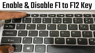 F1 to F12 Function Keys Enable or Disable  Keyboard Multimedia Keys  Humsafar Tech [upl. by Dahij]