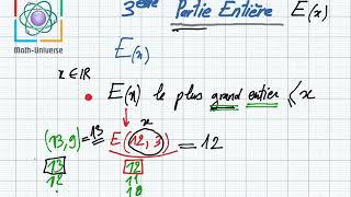 Généralités sur les fonctions  partie entière 3ème [upl. by Kos]