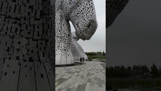 scotland kelpies…thekelpies [upl. by Ahsenad]