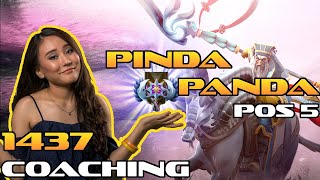 Coaching PindaPanda On Her Road To Divine Pro Dota 2 Coaching [upl. by Okoy]