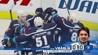 HC Škoda Plzeň  HC Rytíři Kladno  Extraliga  Jornada 8  NHL™ 20 [upl. by Padget]