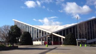 Dorton Arena in High Wind [upl. by Ojahtnamas134]