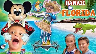 HAWAII in FLORIDA Disneys Polynesian Resort Hotel FUNnel Family Learns to Hula vlog [upl. by Muffin971]