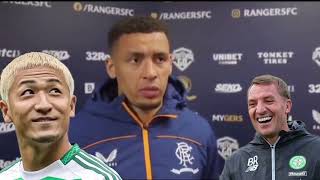 James Tavernier the disappointment kicks Rangers 11 Dundee United [upl. by Willock]