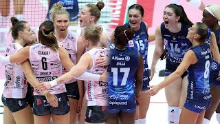 ALL quotMEGA RALLYquot of the match SUPERCOPPA Conegliano  Milano  Lega Volley Femminile 202324 [upl. by Vladamar]