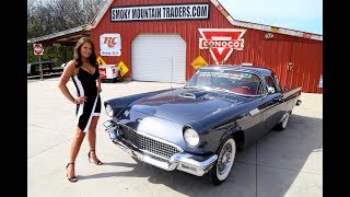 1957 Ford Thunderbird Frame Off Resto 312 Automatic For Sale [upl. by Nylasor]