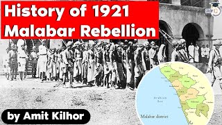 History of Malabar rebellion of 1921  Mappila Muslims vs British authorities Kerala Civil Services [upl. by Regdor]